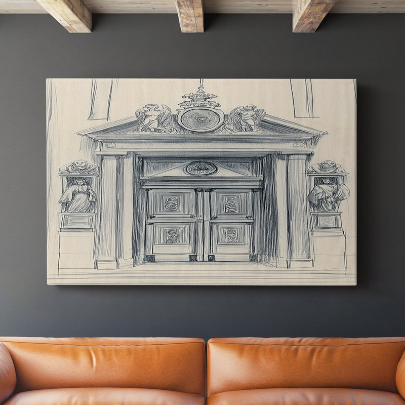Paysages série XLI - galerie sur mesure, H 48 po x l 32 po