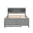 Full Size Platform Bed With Storage Headboard, USB, Trundle And 3 Drawers-1958156851