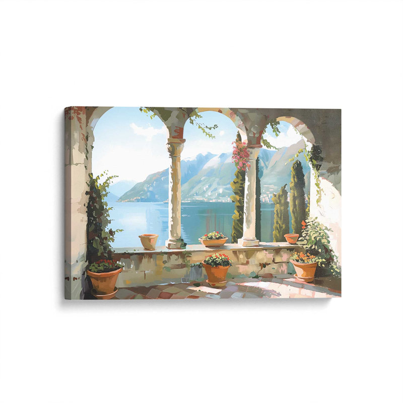 _Lakeside Repose, reproduction sur toile, Toile tendue, H 24 po x l 36 po x P 1,25 po