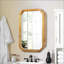 Armoire de salle de bain murale fonctionnelle avec tablettes réglables et rangement