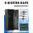 5-8 Rifle & Pistol Gun Safe with Quick-Access Digital Keypad, Adjustable Shelves