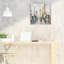 Bâtiments abstraits - peinture sur toile tendue-949683229