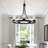Duran 5-Light Candle Style Wagon Wheel Chandelier (25.2" W)-204858096