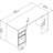 Ozro Singe Pedestal Desk-463246834-463246839
