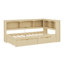 Lit de jour en bois de qualité supérieure avec tiroirs, tête de lit et buffet de rangement-1385146928