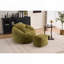 Fauteuil à billes en chenille avec repose-pieds-1406951369