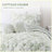 3-Piece Twin/Twin XL Solid Green Quilt Set with Decorative Pillow
