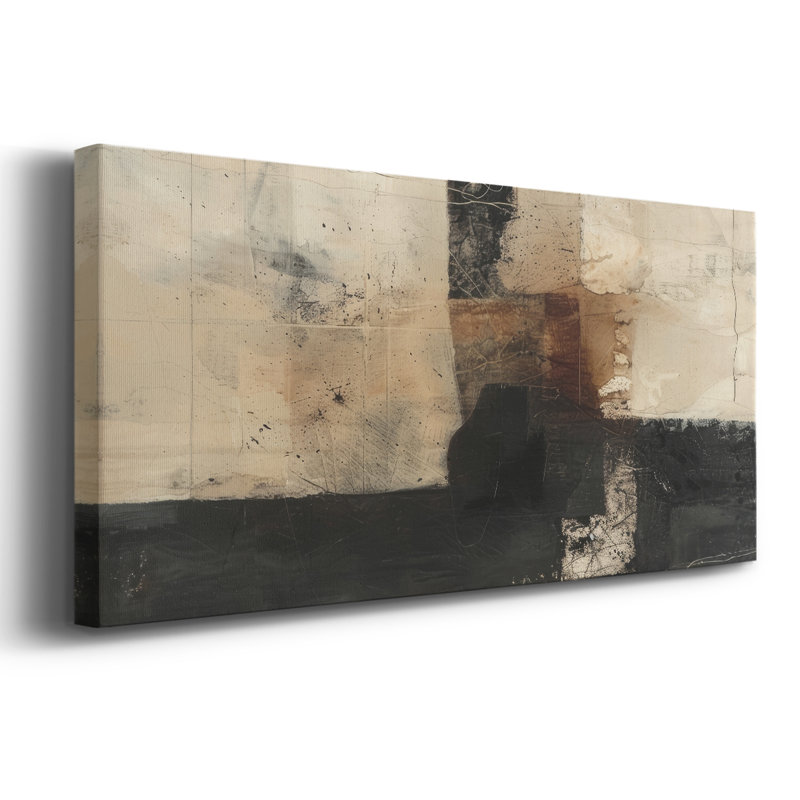 Abstract Series 3 #LXXIV-Wide Gallery Wrapped Canvas, 12" H x 30" W