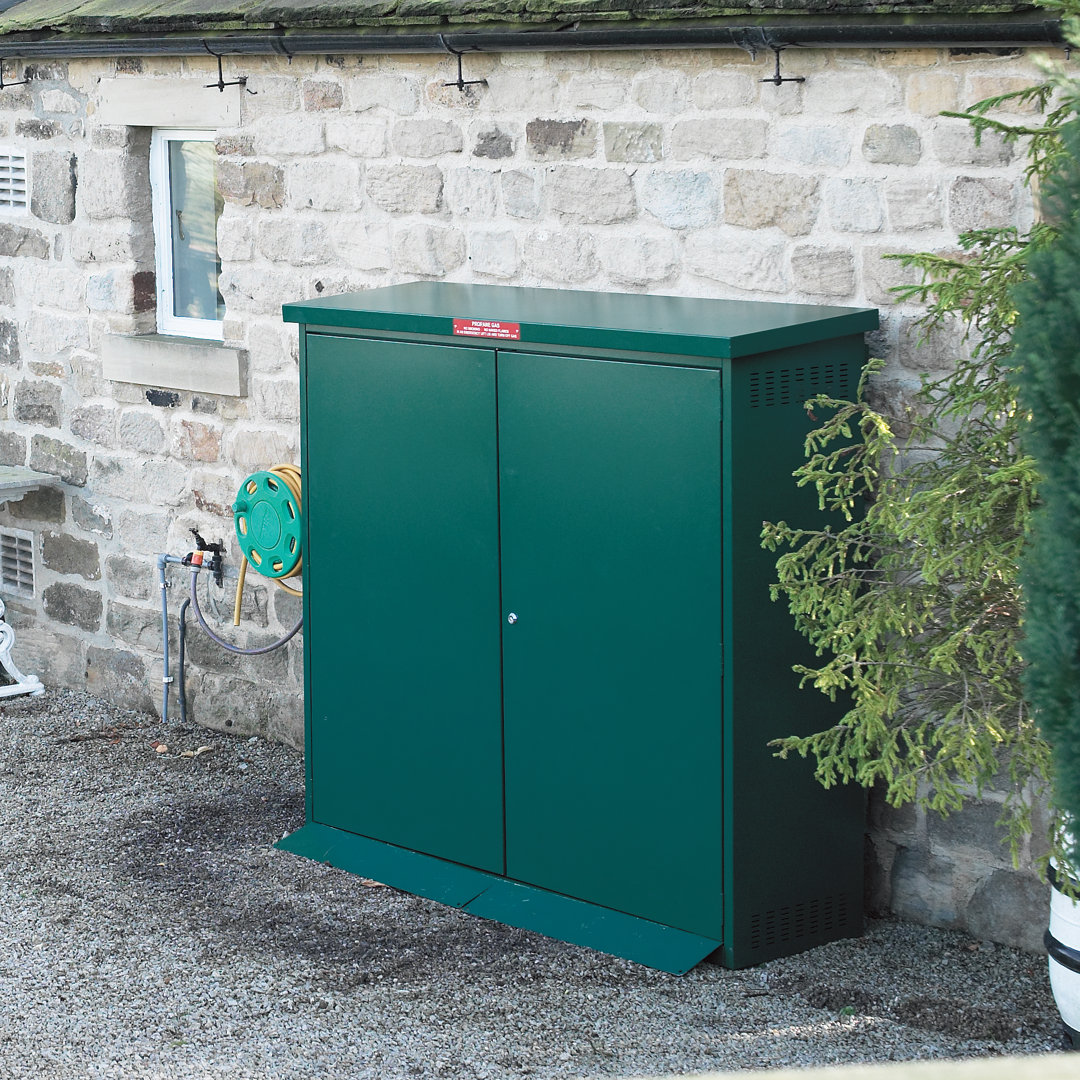 Asgas 6 ft. W x 2 ft. D Gas Storage unit for 4 x 47kg gas bottles