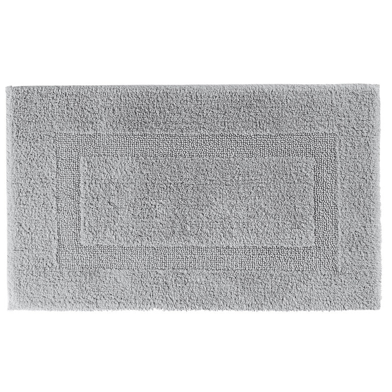 Classic Bath Rug, Silver, 24" W x 24" L