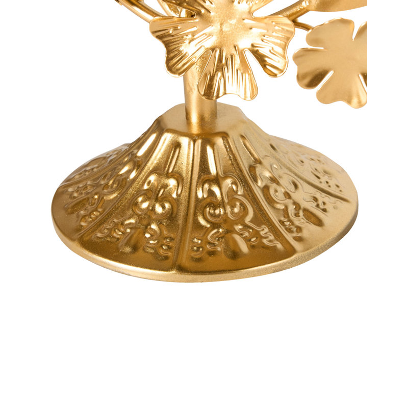 RAMADA 25Cm Metal Tabletop Candelabra