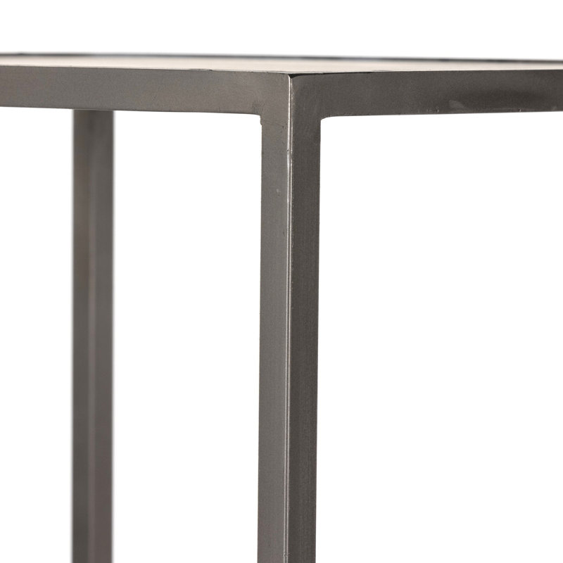 Trey Aasmin Bookshelf - Black Wash Poplar, Dove Poplar
