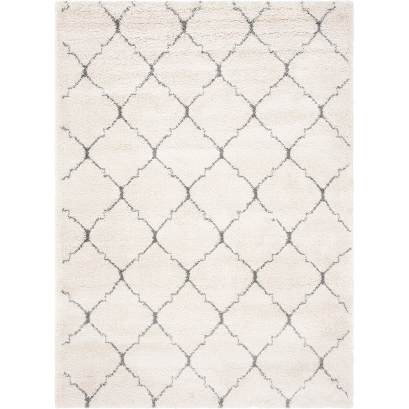 Fenn Shaggy Ivory Rug, Rectangle 274 x 366cm