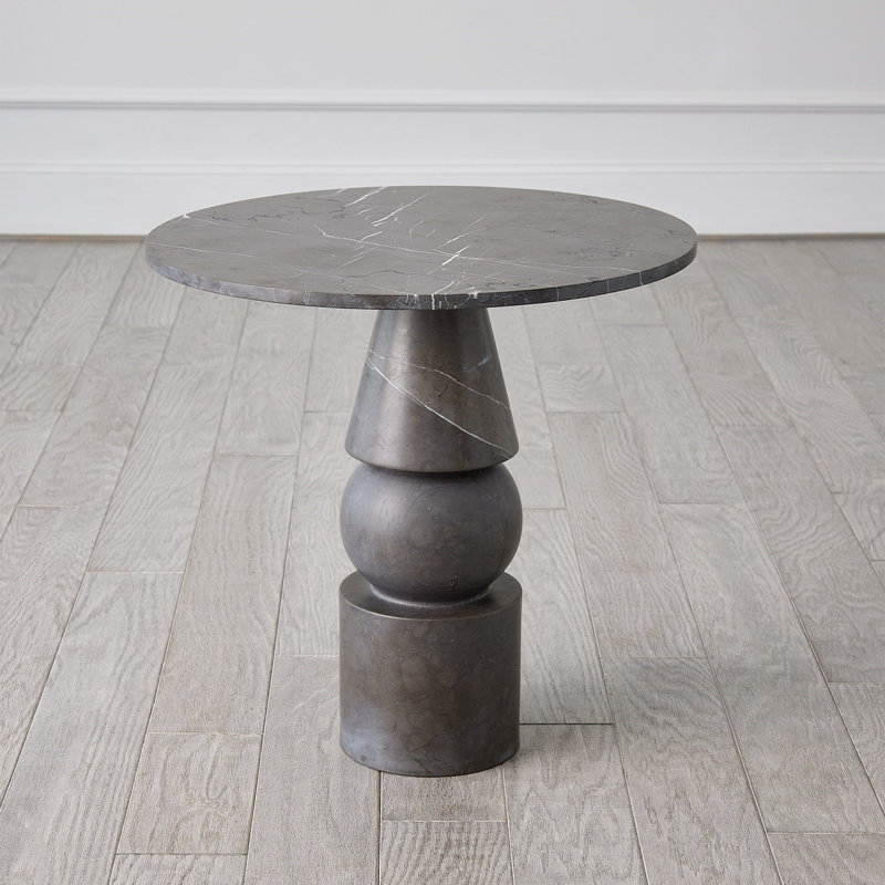 Cargo Marble Top End Table, Graffito