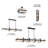 Minka Lavery Cloud Break - 4 Light Semi-flush In Coal Finish