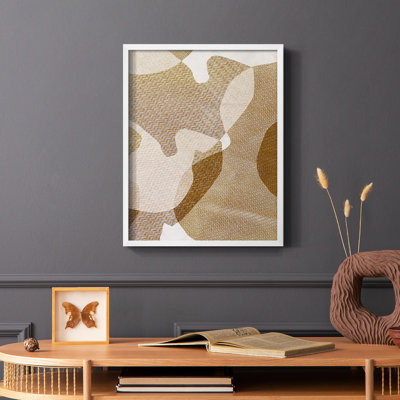 «Texture Desert II», reproduction encadrée - bois massif