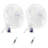 16 in. White Digital Wall Mount Fan with Remote Control 3-Oscillating Modes 3-Speed
