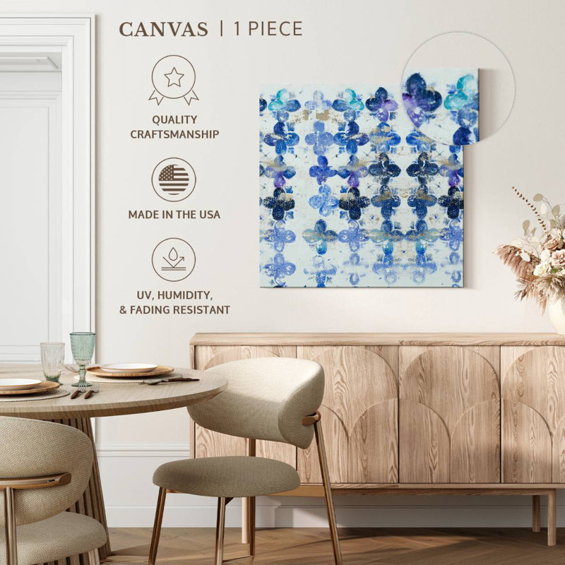 Bleu quadrilobe Avery I