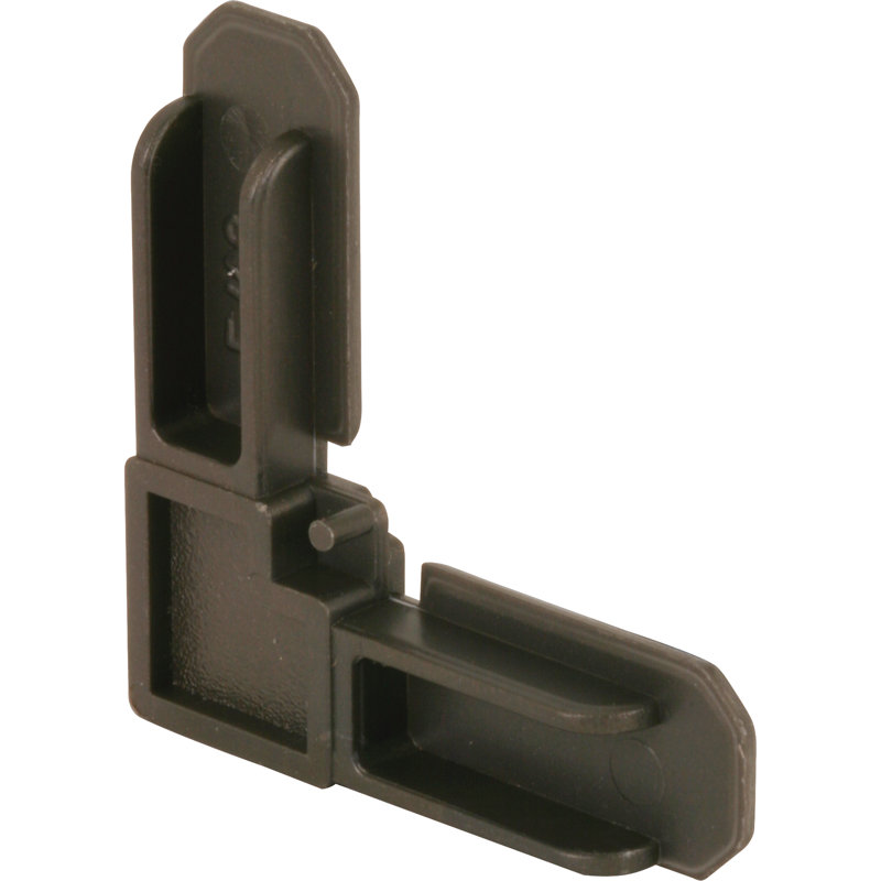Screen Frame Corners, Plastic, Bronze, 5.44" H x 3.81" W