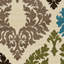 Tapis bleu à motif géométrique Uvalda-15994507