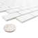 Metro Subway Matte White 11-3/4" x 11-3/4" Porcelain Mosaic Floor and Wall Tile