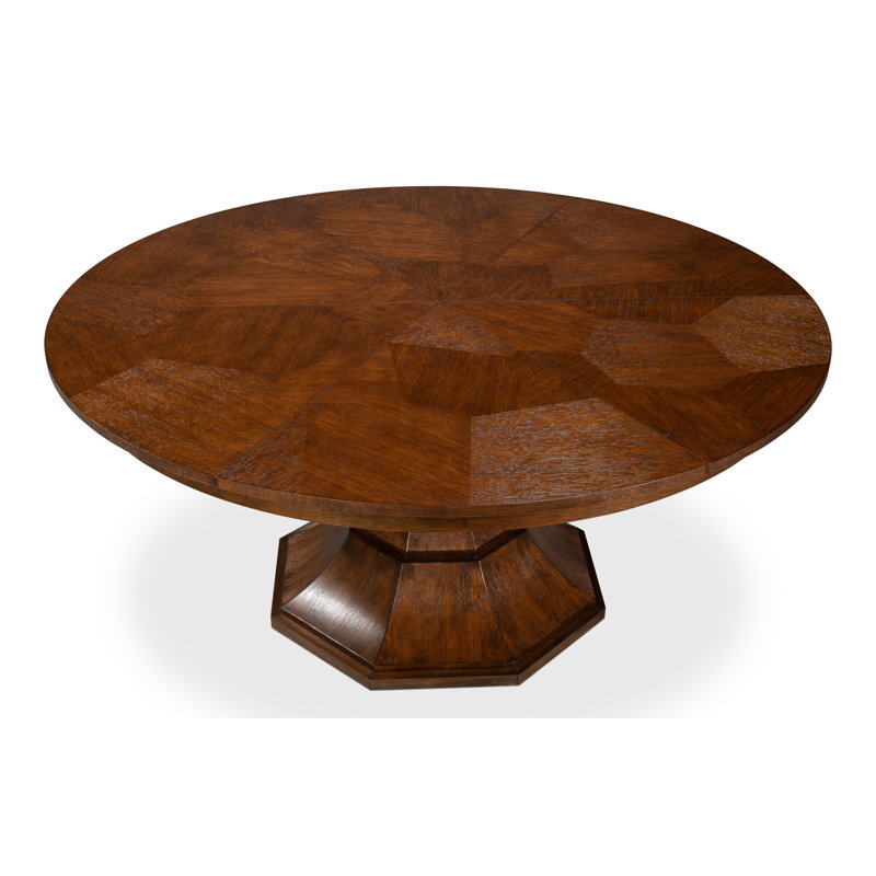 Giselle Oak Round Dining Table, Palladio, 30"H x 66"L x 66"W