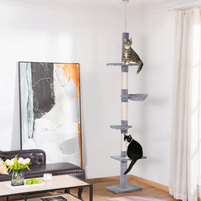 Arbre à chat à hauteur réglable 9 '
