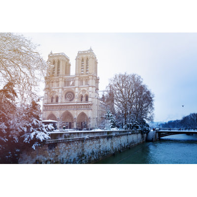Cloer Seine River Embankment - Wrapped Canvas Print