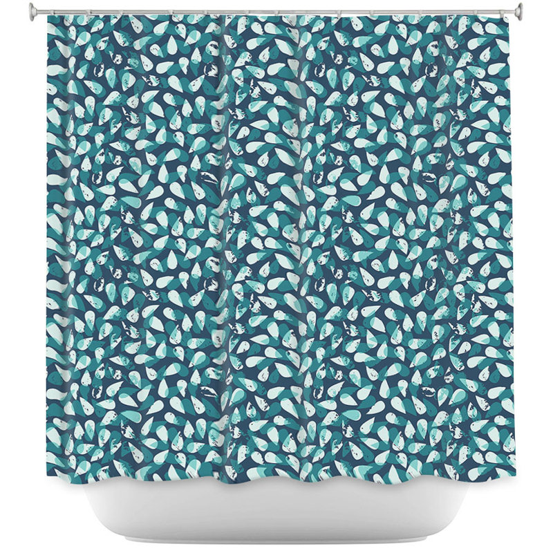 Rideau de douche simple gouttes of jupiter