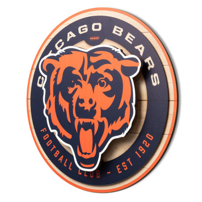 NFL Chicago Bears 3DX Circle Wall Art
