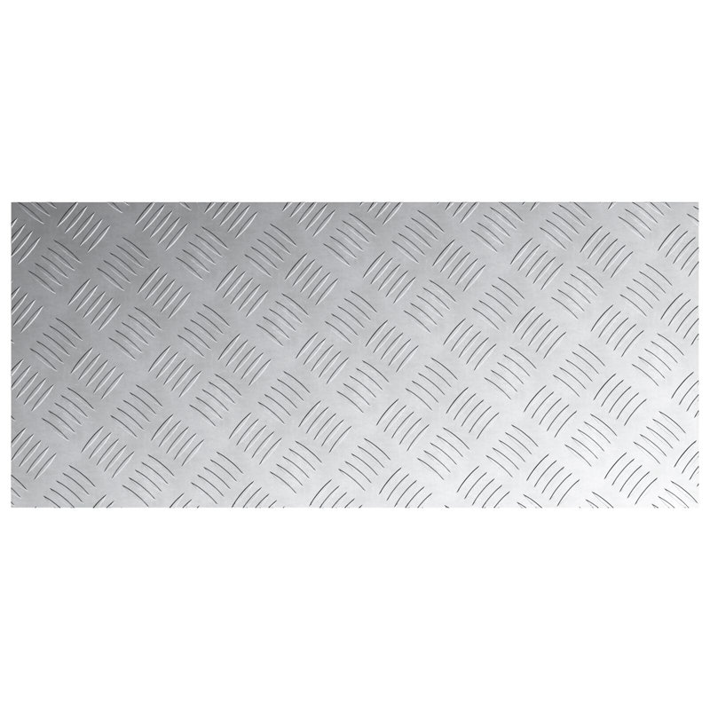 Silver Aluminium Aluminium Stair Treads, Square 20cm