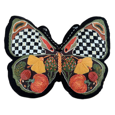 Harvest Moth Shaped Pillow