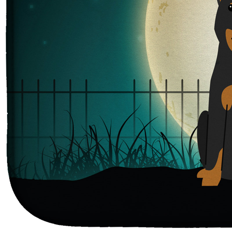 Tapis de séchage pour chien halloween effrayant beauceron berger