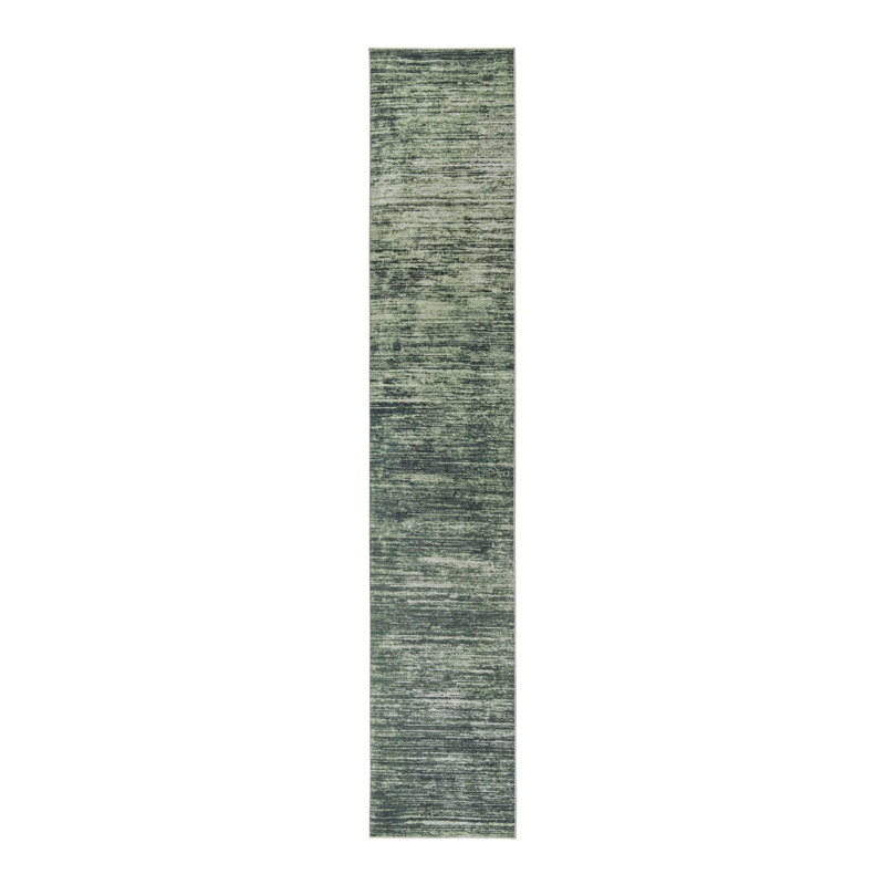 Tapis Montauk - vert, Tapis de couloir 2 pi 6 po x 14 pi