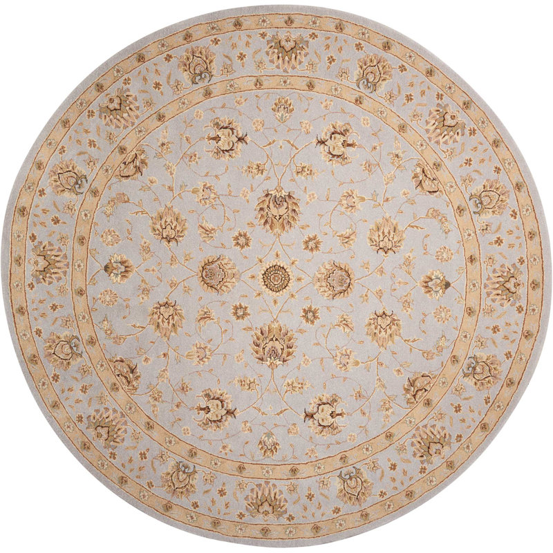Lundeen Wool Oriental Indoor Rug, Round 9' x 9'