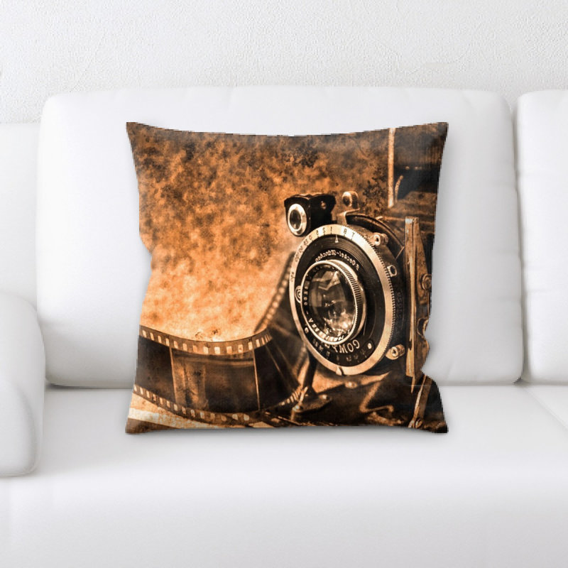 Housse et insert de coussin photo carré