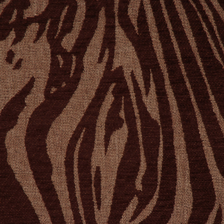 Allure Fabric, Chocolate/Beige