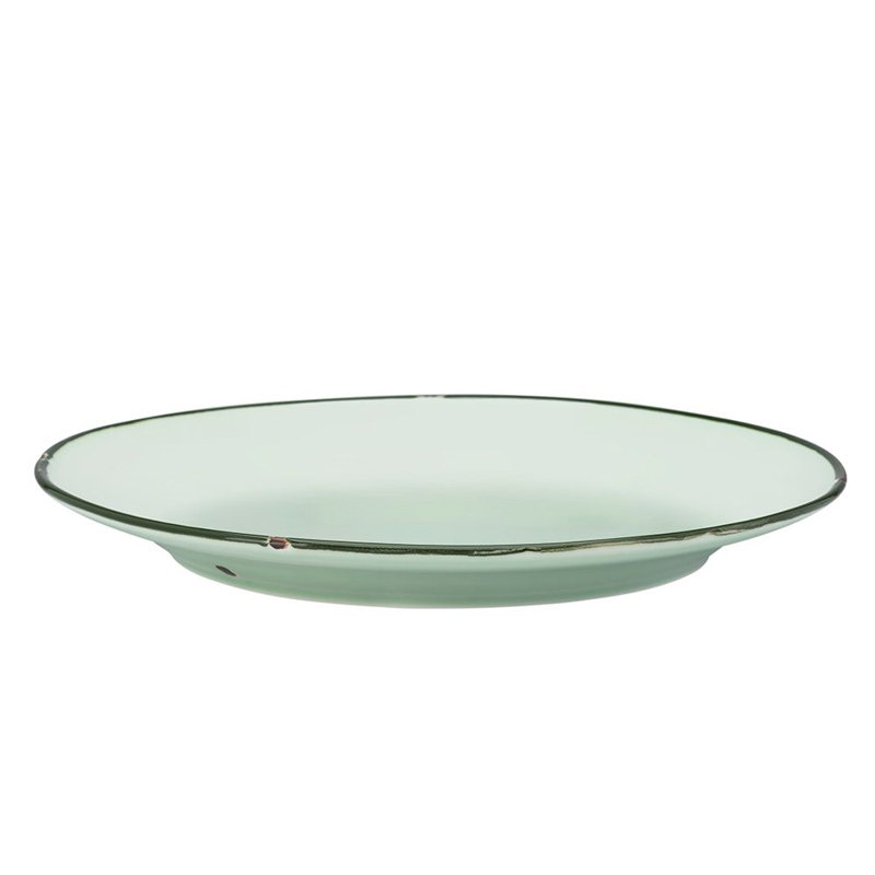 Assiette Tin Tin Green 10,75 "par Lucerne (Caisse de 12) (Porcelaine)