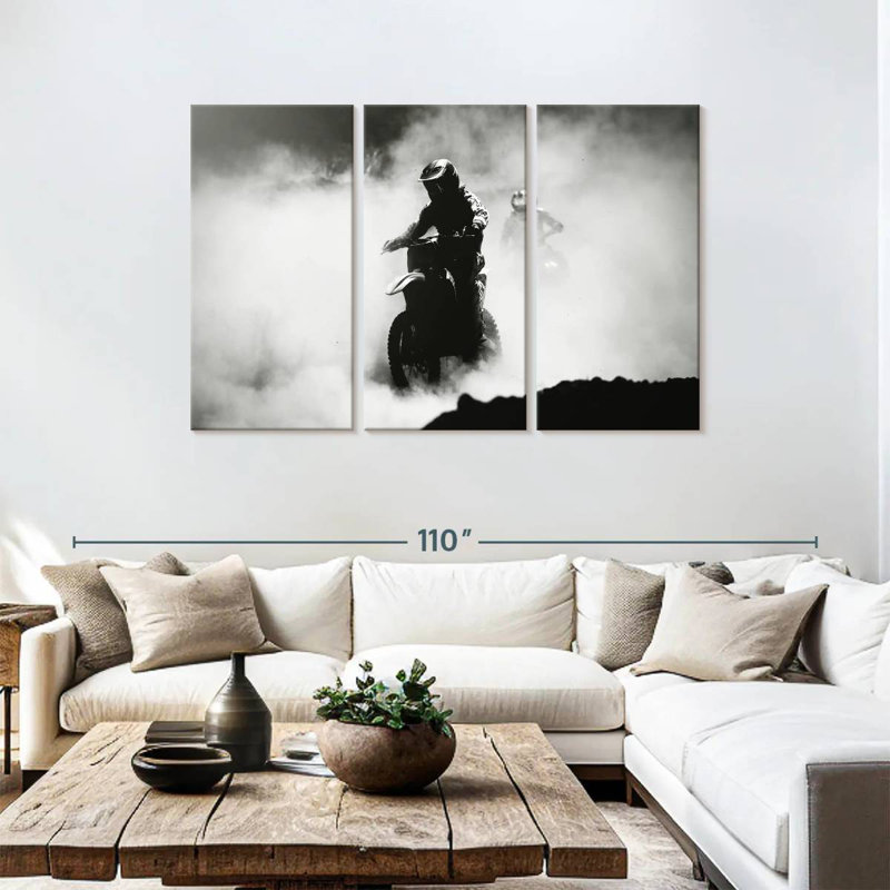 Sireci Smoky Dirt Bike, 48" H x 74" W