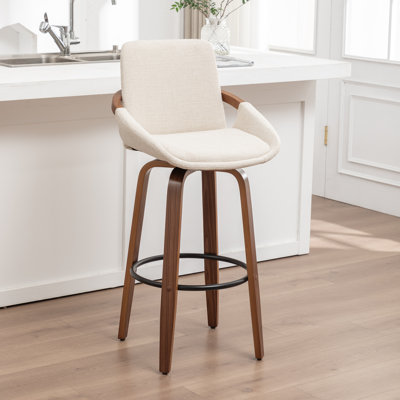 Swivel Upholstered Counter Stool