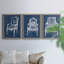 Garden Structures I - Ensemble de 2 peintures sur toile encadrées-1451288374-1451288378