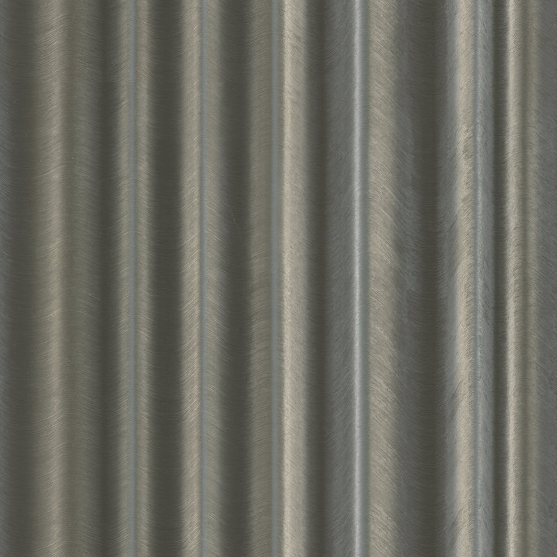Jerez Silk Wave Shimmer Textured Wallpaper Roll 10.05m x 0.70m, Black