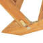 Saunders 160cm Long Reclining Teak Single Chaise