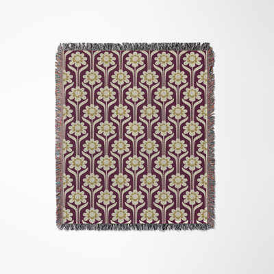 Lena Cotton Blend Blanket Throw