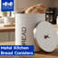 Harbour Housewares - Round Metal Kitchen Bread Bin-61891457