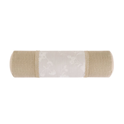Eden Embroided Floral Neckroll Pillow