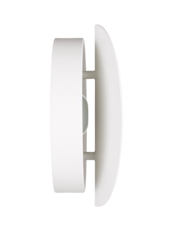 Keef LED Flush Mounted Sconce, Matte White, Matte White
