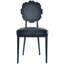 Earl Gray Leather Dining Chair
