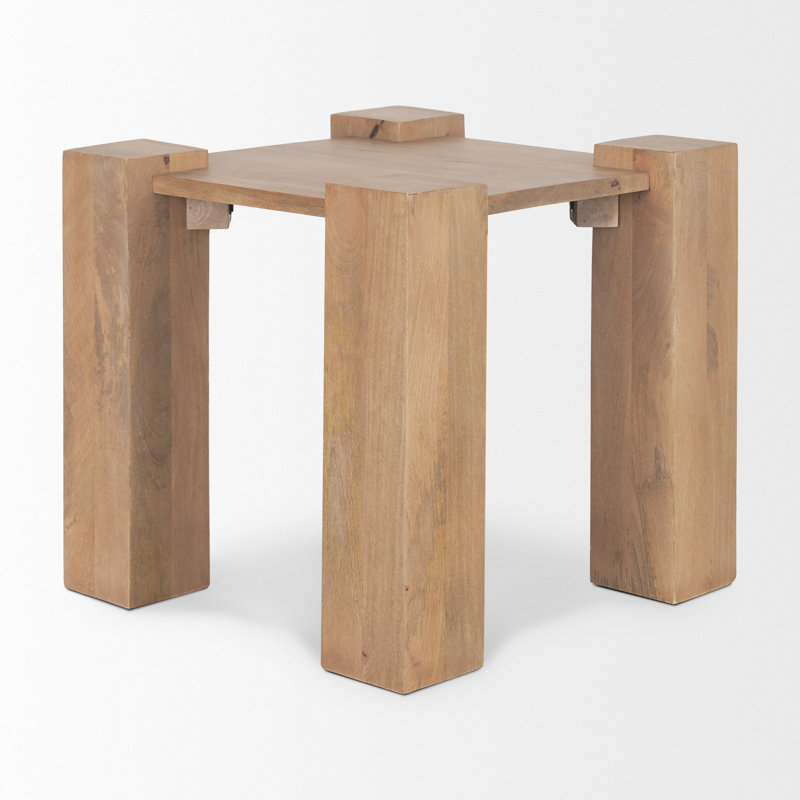 Table de bout en bois massif Wynda