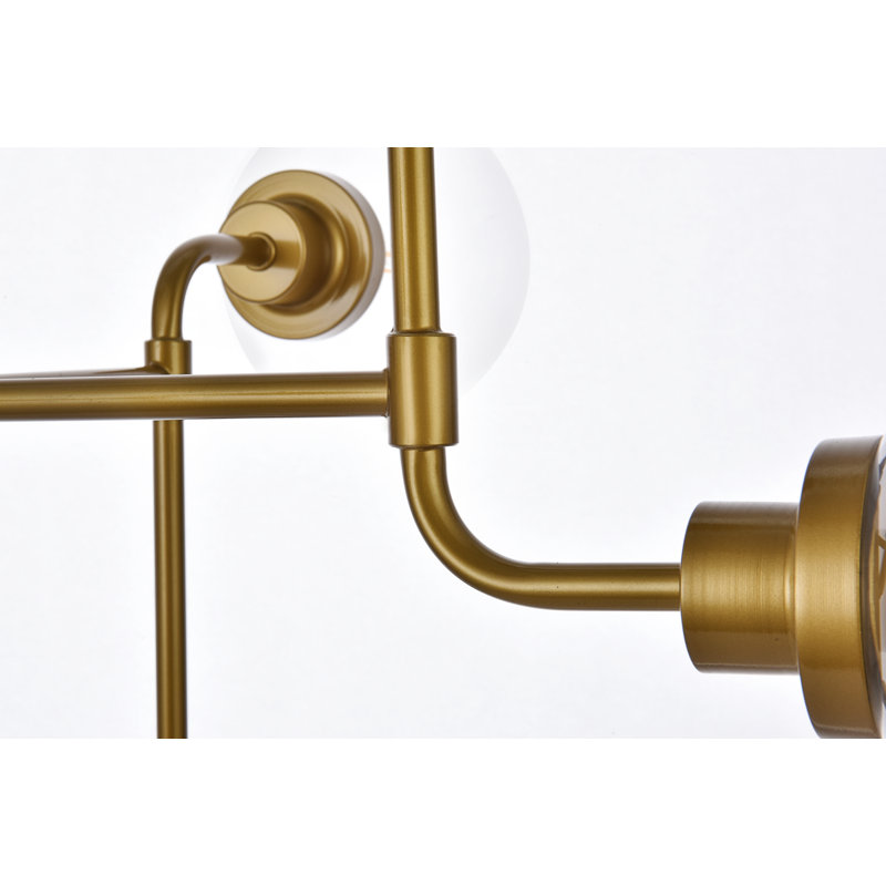 Orla 8 - Light Pendant, Clear, Brass